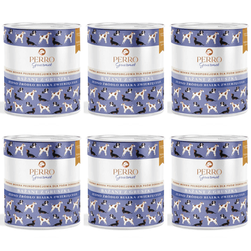 Perro Mokra hrana za pse Gourmet Fazan s kruškom 6 x 800 g
