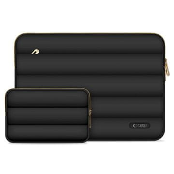 Tech-protect Puffy torba za laptop 13-14" + torba za pribor - crna