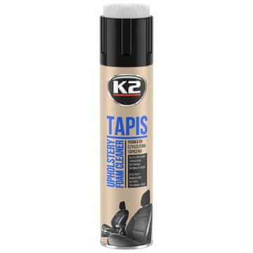 Pjena za čišćenje tapeciranog namještaja s četkom K2 tapis 600ml aerosol K206B