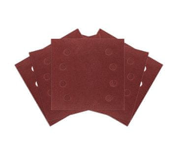 NEO Brusni papir kvadratni P120 113*113MM, 8 rupa 5 kom - T N54-054