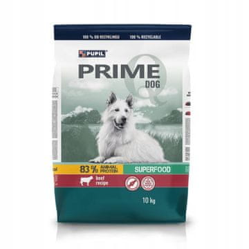 Suha hrana za pse Pet Prime govedina s povrćem 10 kg