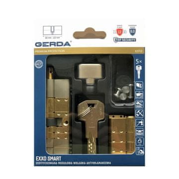 Gerda Exxo pametni modularni uložak, satenski nikal M G61/61 - MP WK M56126