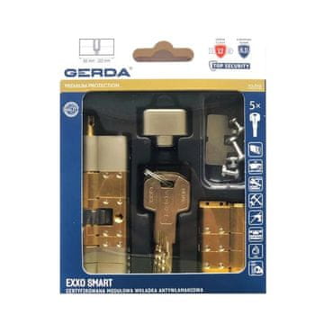 Gerda Exxo pametni modularni uložak, satenski nikal M ZG61/61 - MP WK M56164