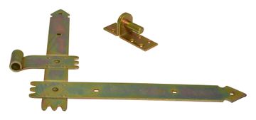 Mark Pocinčana kutna šarka za vrata 250MM 2 komada - zaw K 25ZN