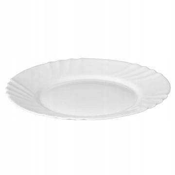 Galicja Okrugli bijeli tanjur 25 cm Bianco