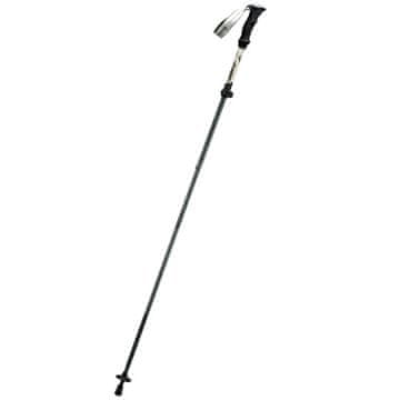 Qunature Štap za nordijsko hodanje, aluminijski štap za planinarenje, 110 - 130 cm, smeđi - 1 kom.