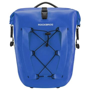 ROCKBROS Vodootporna torba za bicikl 25-32L - plava