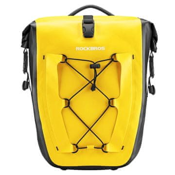 ROCKBROS Vodootporna torba za bicikl 25-32L - žuta