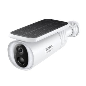 BASEUS Security S1 Solarna vanjska kamera za nadzor 2K 8x 8 GB 400 lm - bijela