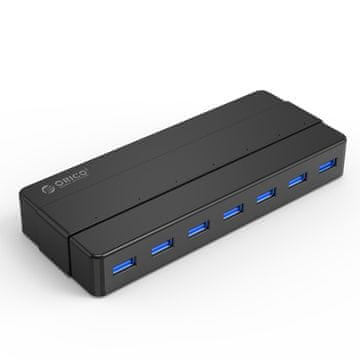Orico H7928-U3-V1 7x USB-A razdjelnik - crni