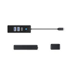 Orico ADAPTER ZA RAZDJELJIVANJE 3 U 1 USB-C NA USB-A USB-C BRZI PRIJENOS CRNI
