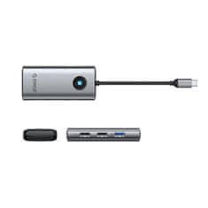 Orico ADAPTER ZA RAZDJELJIVANJE USB-C NA USB-A USB-C PD HDMI 5U1 SIVI
