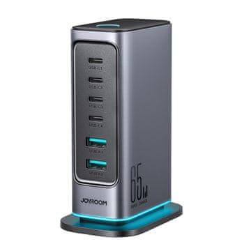 Joyroom GAN 65W VIŠENAMJENSKA STANICA ZA PUNJENJE 4X USB-C I 2X USB-A