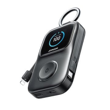 Joyroom Powerbank od 5000 mAh s bežičnim punjenjem od 5 W za satove - crni