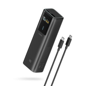 Powerbank 10000mAh USB-C USB-A 150W - crna
