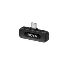 Boya Bežični mikrofon s kopčom 120dB 2.4GHz USB-C - crni