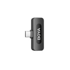 Boya Bežični mikrofon s kopčom 120dB 2.4GHz USB-C - crni