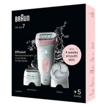 Braun Silk Epil SE7-060 epilator bijela i ružičasta