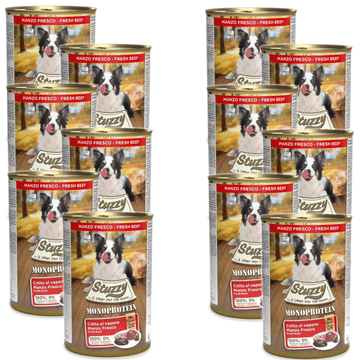 STUZZY Monoprotein Beef - mokra hrana za pse - 12 x 400 g