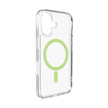 Puro Futrola za iPhone 17 Lite Mag MagSafe - prozirni zeleni prsten