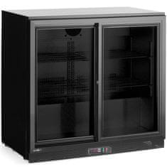 Arktic Barski hladnjak s 2 klizna vrata LED 158 l 160 W 90x52x87 cm