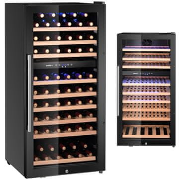 Arktic Dvozonski hladnjak za vino za 91 bocu, 230 l, 590x595x1215 mm