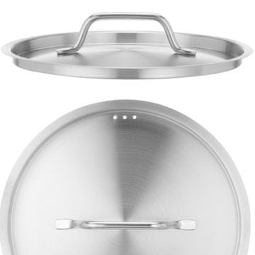 Hendi Poklopac za lonac Profi Line, čelik, promjer 240 mm