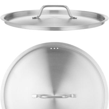 Hendi Poklopac za lonac Profi Line, čelik, promjer 320 mm