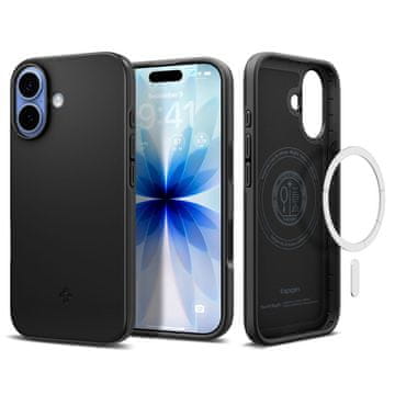 Spigen Tanka MagSafe maskica za iPhone 17 - crna