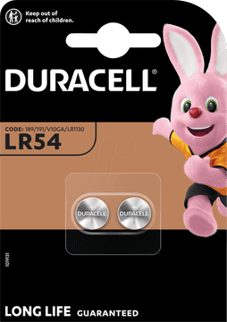 Duracell Baterija LR54 189/191/V10GA/LR1130