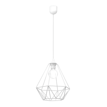 Viseća lampa BASKET Bijela 1xE27