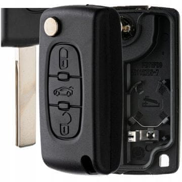 Daljinski upravljač za ključeve Peugeot 207 307 308 407 607 Citroen C4 Picasso C5 C6