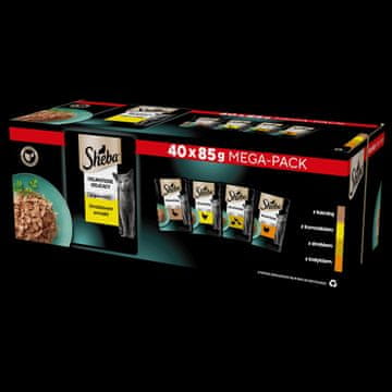 Sheba SHEBA Delicacy pileći okusi vrećice 40x 85g