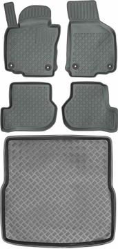 Volkswagen Golf VI Kombi od 2008-2012 SET - auto tepisi + tepih za prtljažnik
