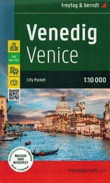 Freytag & Berndt Venecija 1:10.000. Vodootporna karta / Karta grada. Objavljeno 2024.