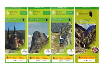 Picos de Europa. Set: turistička karta x 3 + vodič. Objavljeno 2023. IGN