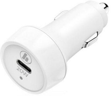 Hama Lightning auto punjač 20W bijeli