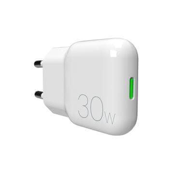 Puro USB-C GaN 30W zidni punjač - bijeli