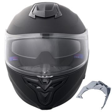 VEVOR Kaciga za motocikl puna lica 40.8x27x26.4 cm Bluetooth utor