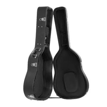 VEVOR Tvrdi kofer za gitaru 110x45x16 cm Crni