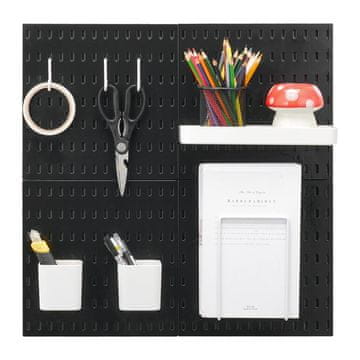 VEVOR Set organizatora za zidnu ploču 28x28x1.2 cm Crni