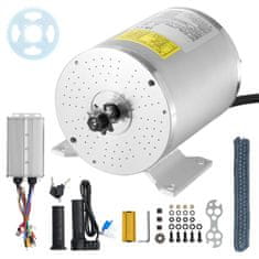 VEVOR Električni bezkoračni DC motor komplet 3000W 72V 4900rpm 134x107x112 mm