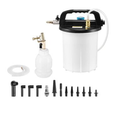 VEVOR Set za odzračivanje kočnica 3L ekstraktor s 1L bocom za dopunu 265x190x265 mm