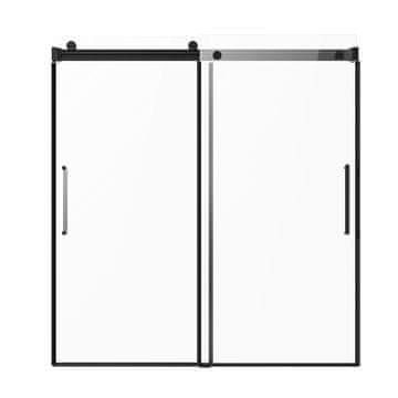 VEVOR Kada vrata bez okvira klizna 1422-1524x1524 mm crna