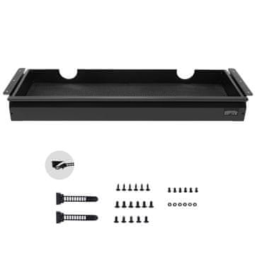 VEVOR Ladica ispod stola 33x9x4 cm u crnoj boji
