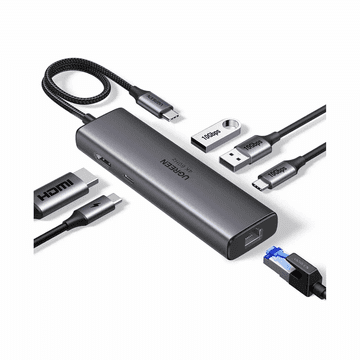 Ugreen USB-C priključna stanica, 6-u-1 (45000)