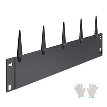 VEVOR Rubni za pejzaž 5 komada 990x181x1.5 mm crni