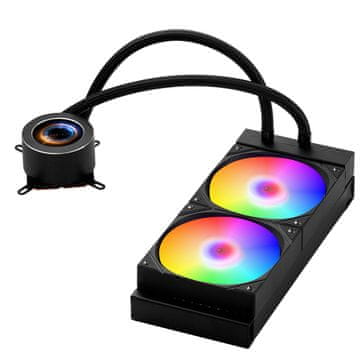 VEVOR Hladnjak za CPU tekućinom 283x120x56 mm Crni