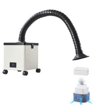 VEVOR Extractor za dim od lemljenja 265x265x340 mm 85W 3-stupanjska filtracija
