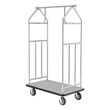 VEVOR Kolica za prtljagu 108.0x64.0x180.0 cm Srebrna